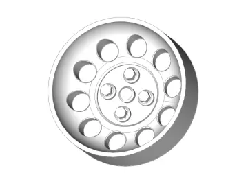 10 Loch, hist. Race, AD 13-17 mm Felgeneinsatz 08