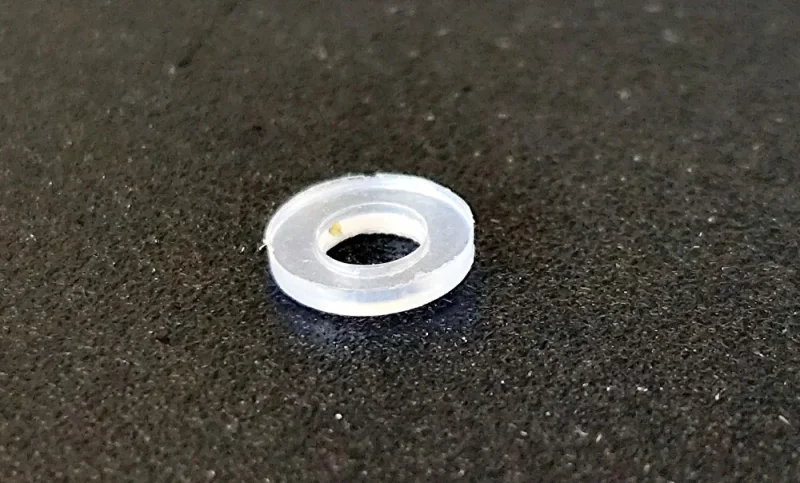 M3 Kunststoff Unterlegscheibe (1), hart, 3x6x1