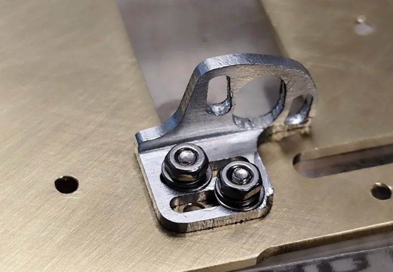 Motorhalter -1.5 mm / SCT Aluminium für SRP Slimline Motoren