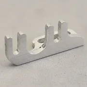 Motorhalter 13 D - Doppelschraube / Aluminium (CNC) für SCT DSC Chassis und SCT entwicklete Chassis