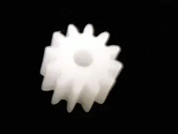 Motorritzel (1), 11 Zähne, 11Z, M50, Kunststoff , zum Aufpressen für Motorwellen Ø2mm