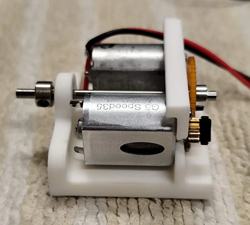 Passives Motor-Einlaufgerät f. 18D Motoren - 3D Druck, Farbe grau oder schwarz je nach Verfügbarkeit