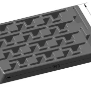 Ritzelbox, Aufbewahrungsbox 26P „Slot Racing Gear Container“ von SCT, ca. 99 x 48,2 mm, ca. 15 mm hoch, für Spur-/Schrägzahnräder in 1:24/3D.