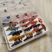 Ritzelbox, Aufbewahrungsbox 26P „Slot Racing Gear Container“ von SCT, ca. 99 x 48,2 mm, ca. 15 mm hoch, für Spur-/Schrägzahnräder in 1:24/3D.