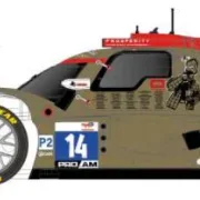 SCALEAUTO 1/24 - LMP2 Oreca 07 - Nielsen racing 24h LM 2023 #14 - Vorschau - Reservierungspreis