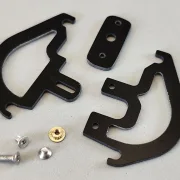 SCT-SF, GFK/CFK Wackler Set, 4 Teile, Wackler LI/RE, mittelteil, spez. Mutter, 1.0/1,5 mm