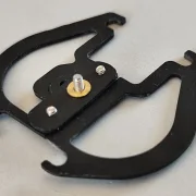 SCT-SF, GFK/CFK Wackler Set, 4 Teile, Wackler LI/RE, mittelteil, spez. Mutter, 1.0/1,5 mm