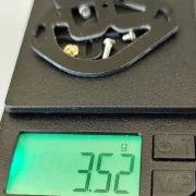 SCT-SF, GFK/CFK Wackler Set, 4 Teile, Wackler LI/RE, mittelteil, spez. Mutter, 1.0/1,5 mm