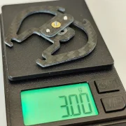 SCT-SF, GFK/CFK Wackler Set, 4 Teile, Wackler LI/RE, mittelteil, spez. Mutter, 1.0/1,5 mm