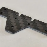 SCT-SF, GFK/CFK/ME, V2 Achs-Abstandshalter 8 Loch (länger), hinten, varibale Stärken und Materialien 0.01-2.0mm