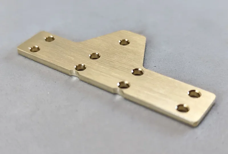 SCT-SF, GFK/CFK/ME, V2 Achs-Abstandshalter 8 Loch (länger), hinten, varibale Stärken und Materialien 0.01-2.0mm