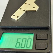 SCT-SF, GFK/CFK/ME, V2 Achs-Abstandshalter 8 Loch (länger), hinten, varibale Stärken und Materialien 0.01-2.0mm