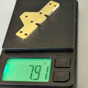 SCT-SF, GFK/CFK/ME, V2 Achs-Abstandshalter 8 Loch (länger), hinten, varibale Stärken und Materialien 0.01-2.0mm