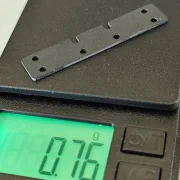 SCT-SF, GFK/CFK/ME, V1 Achs-Abstandshalter 8 Loch (schmal), hinten, varibale Stärken und Materialien 0.01-2.0mm