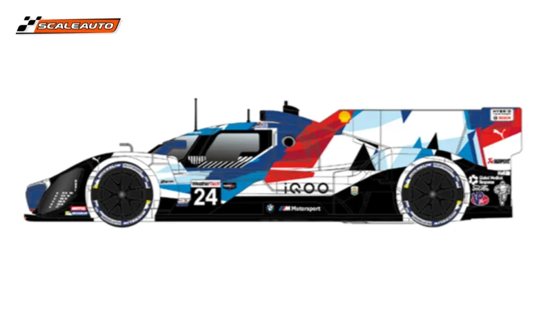 Scaleauto Slotcar Maßstab 1:32 analog SCALEAUTO M-Hybrid No. 24 in Rennversion mit Kunststoff-Chassis