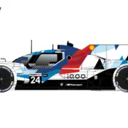 Scaleauto Slotcar Maßstab 1:32 analog SCALEAUTO M-Hybrid No. 24 in Rennversion mit Kunststoff-Chassis