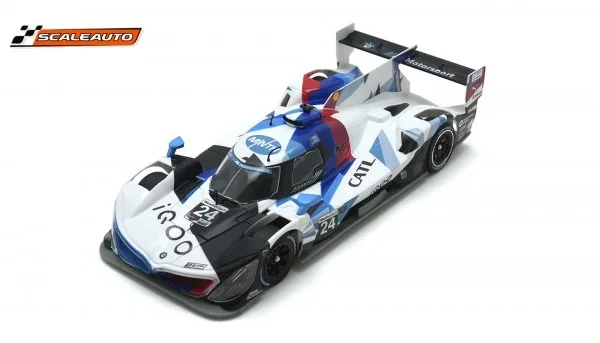 Scaleauto Slotcar Maßstab 1:32 analog SCALEAUTO M-Hybrid No. 24 in Rennversion mit Kunststoff-Chassis