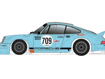 Scaleauto Slotcar Maßstab 1:32 analog SCALEAUTO RS No. 709 in Rennversion mit Kunststoff-Chassis