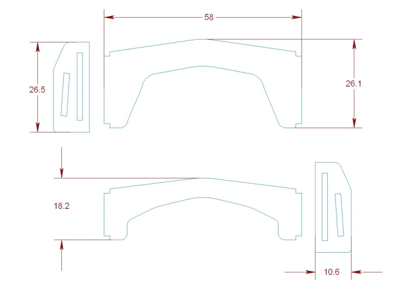 Formel Flügel vorne komplett