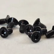 Senkkopfschraube, schwarz, T6 Torx, Stahl, M2 von 4-6mm