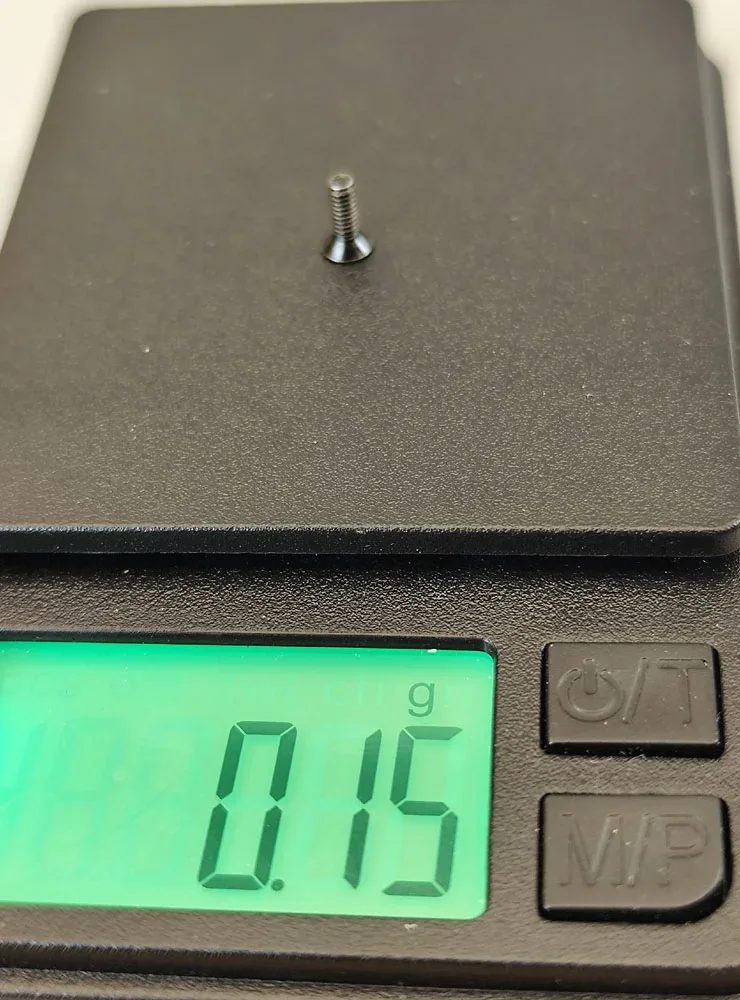 Senkkopfschraube, schwarz, T6 Torx, Stahl, M2 von 4-6mm