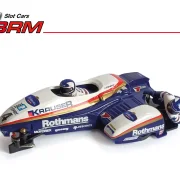 Sidecar (Sidebike) White-Blue in Rennversion, World Championship 1978 - #1 TTM/BEO FIM Sidecar Biland - Williams - Slotcar Maßstab 1:18 analog BRM Racing