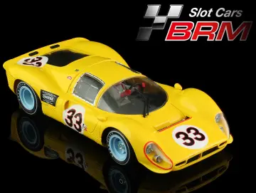 Slotcar 1:24 Analog BRM Ferrari 330P4 Le Mans No. 33 — Rennversion, Metall-Chassis