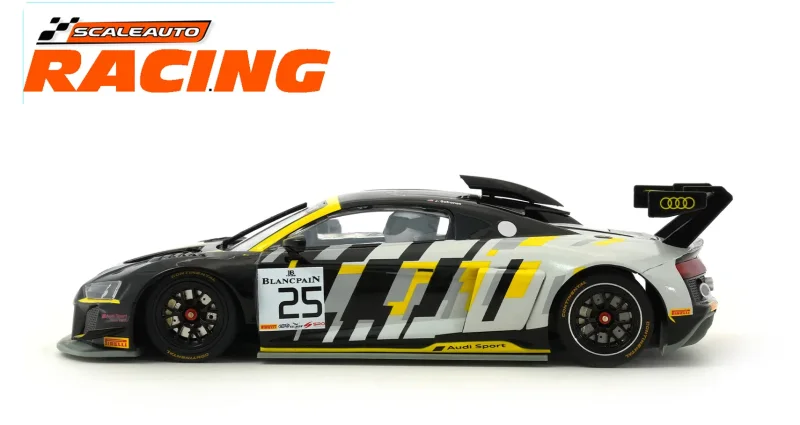 Slotcar 1:32 Analog SCALEAUTO LMS GT No. 25 — Rennversion, Kunststoff-Chassis
