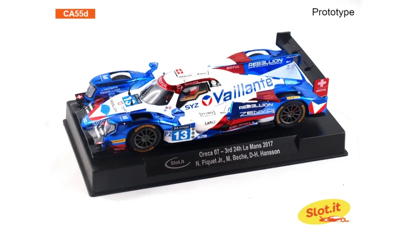 Slotcar 1:32 Analog Slot.it LMP-07 No. 13 — Rennversion, Kunststoff-Chassis