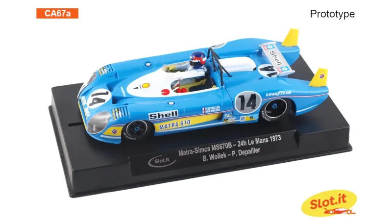 Slotcar 1:32 Analog Slot.it MS670B No. 14 — Rennversion, Kunststoff-Chassis