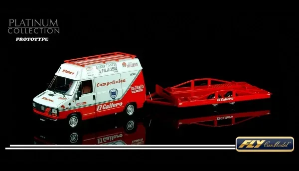 FLY Slotcar 1:32 Analog Ducato Team EG, Platinum Collection, Hi-Detail-Resin-Ausführung
