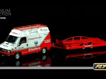 FLY Slotcar 1:32 Analog Ducato Team EG, Platinum Collection, Hi-Detail-Resin-Ausführung