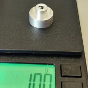 Slotcar Alu Topf-Felge, AD Ø 14,0, ID 13.1, B 6 mm, mit verl. Nabe