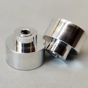 Slotcar Alu Topf-Felge, AD Ø 14,0, ID 13.1, B 7 mm, mit verl. Nabe