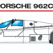 Slotcar Maßstab 1:24 analog Bausatz BRM 962C 1990 White Kit in Rennversion mit Metall-Chassis