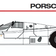 Slotcar 1:24 Analog Bausatz BRM 88C White Kit, Rennversion, Metall-Chassis