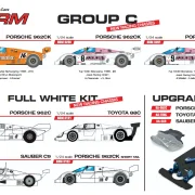Slotcar Maßstab 1:24 analog Bausatz BRM 962CK White Kit in Rennversion mit Metall-Chassis