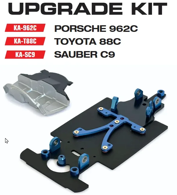 Slotcar Maßstab 1:24 analog Bausatz BRM 962CK White Kit in Rennversion mit Metall-Chassis