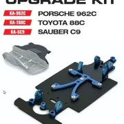 Slotcar Maßstab 1:24 analog Bausatz BRM 962CK White Kit in Rennversion mit Metall-Chassis