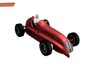 Slotcar Maßstab 1:24 analog Bausatz SCALEAUTO 6CM White Kit in Rennversion mit Metall-Chassis und Beklebungssatz