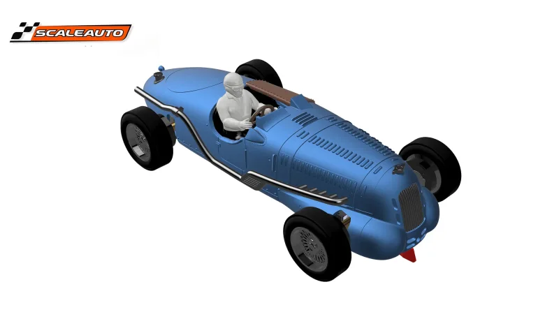 Slotcar Maßstab 1:24 analog Bausatz SCALEAUTO T26 White Kit in Rennversion mit Metall-Chassis und Beklebungssatz