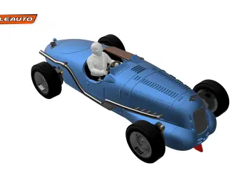 Slotcar Maßstab 1:24 analog Bausatz SCALEAUTO T26 White Kit in Rennversion mit Metall-Chassis und Beklebungssatz