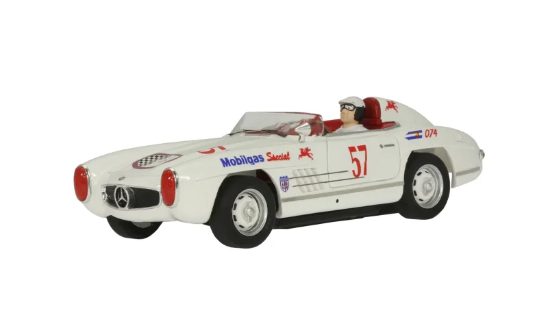 Slotcar Maßstab 1:32 analog TOP SLOT 300SLS Roadster No. 57 Edition in Resin-Collection-Ausführung mit Kunststoff-Chassis
