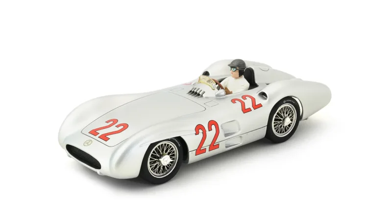 Slotcar Maßstab 1:32 analog TOP SLOT W196R No. 22 Edition in Resin-Collection-Ausführung mit Kunststoff-Chassis
