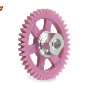 Spurzahnrad RS4 42Z M50 Plastik gelocht m.Alunabe f.Ø3mm -  SCALEAUTO