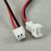 Stecker Kombi (1). Micro JST 1,25 / 2-polig, Kabel je 15cm lang, dünn für Beleuchtungskits