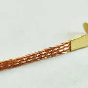 Stromabnehmer (1), Racing Kupfer 4mm breit, 0,5 mm dick, soft m. QRC-Steckmontage