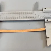 Stromabnehmer (1) 3,5x0,2mm Kupfer supersoft - dünn - zum selbst schneiden,  6,5cm Stück