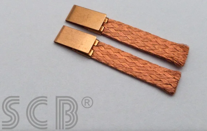 Flying Cars Plus - SCB - Stromabnehmer/Schleifer, Kupfer  5,3 mm breit, 0.80 mm dick,, 26-30 mm lang