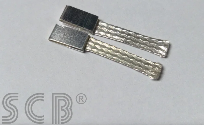 Super Soft KVS - SCB - Stromabnehmer/Schleifer, Kupfer versilbert, 3.8 mm breit, 0.50 mm dick,, 26-28 mm lang
